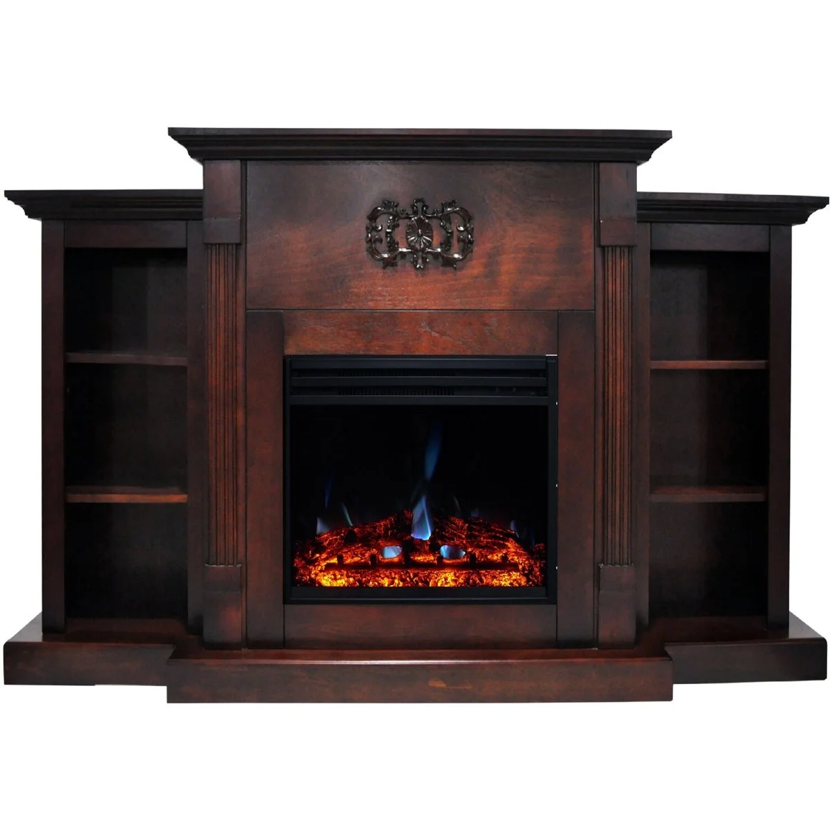 Cambridge Electric Fireplace with Display Shelves - Image 6