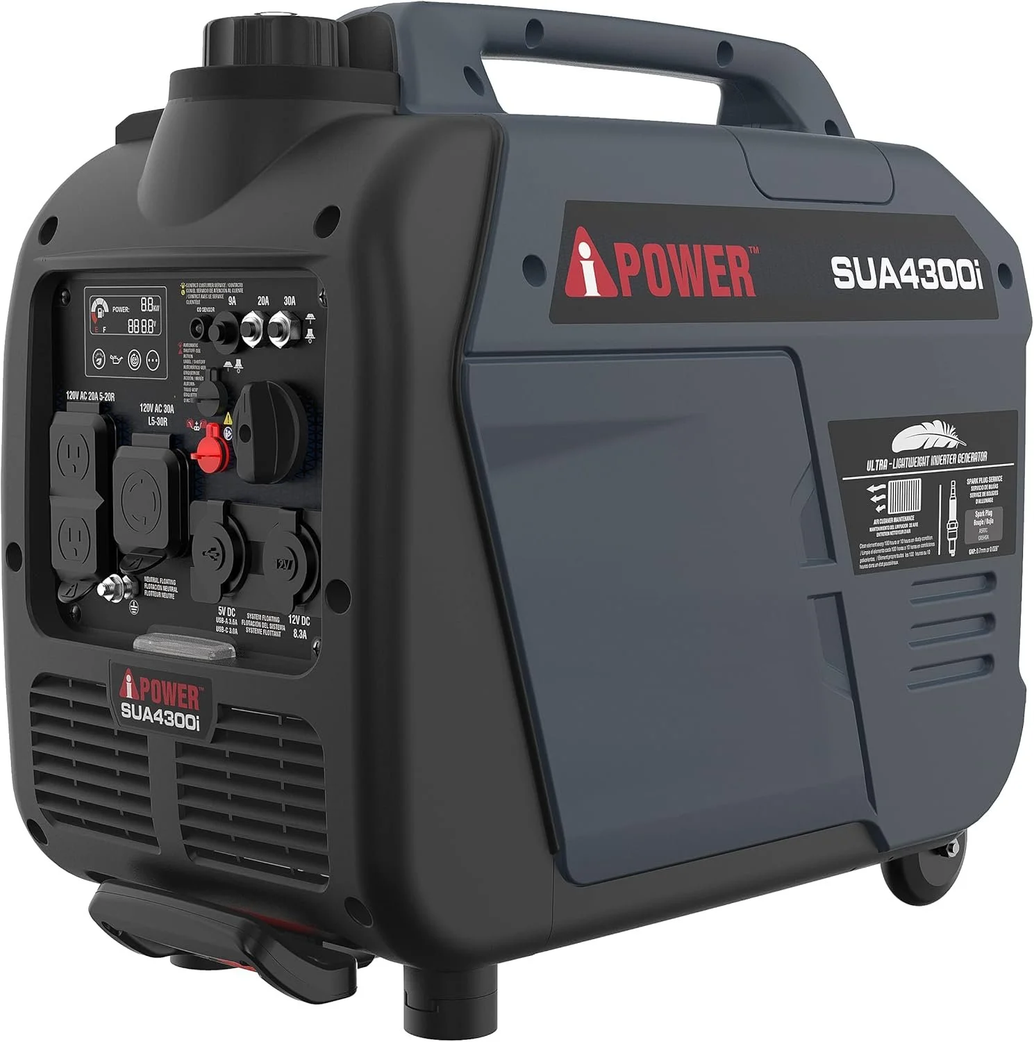 A-iPower 4300W Portable Inverter Generator