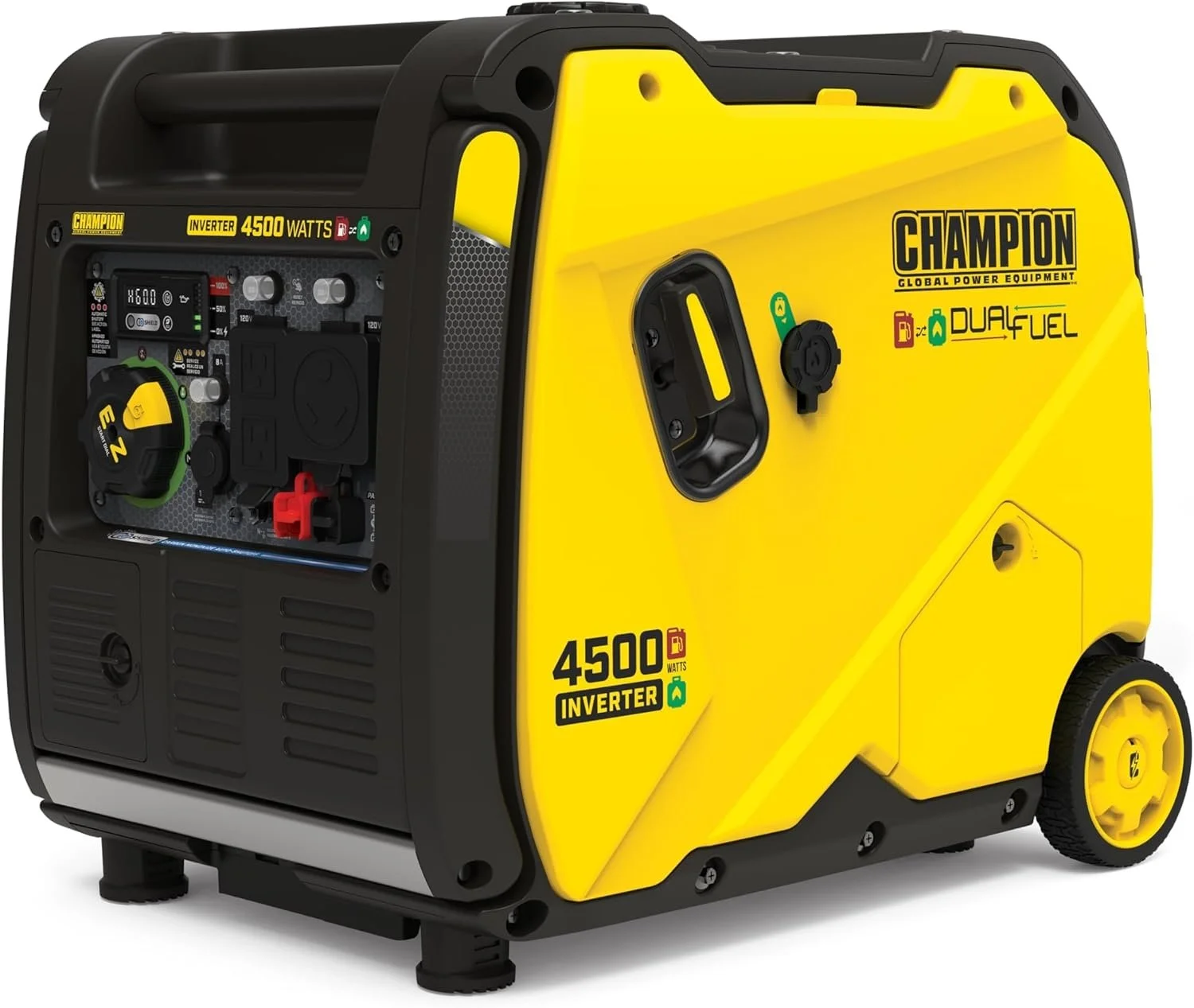 Champion 4,500W Portable Dual Fuel Inverter Generator