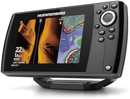 Humminbird 7 Inch GPS Fish Finder with Side Imaging Transducer
