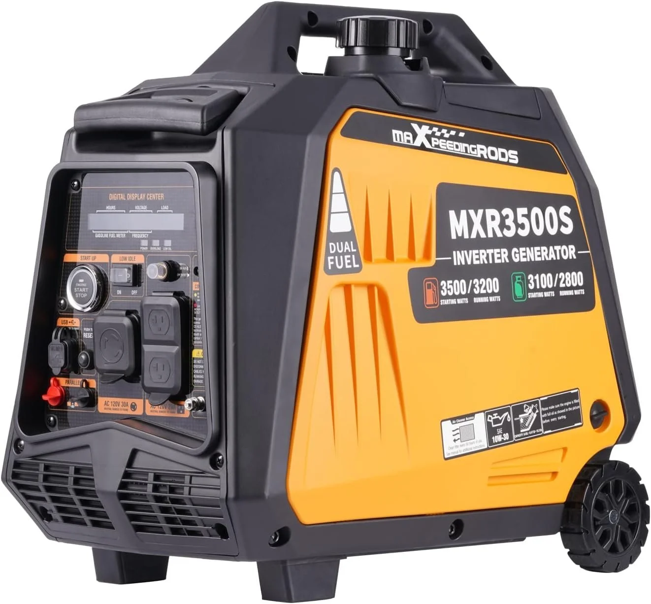 Maxpeedingrods 3500W Super Quiet Portable Generator