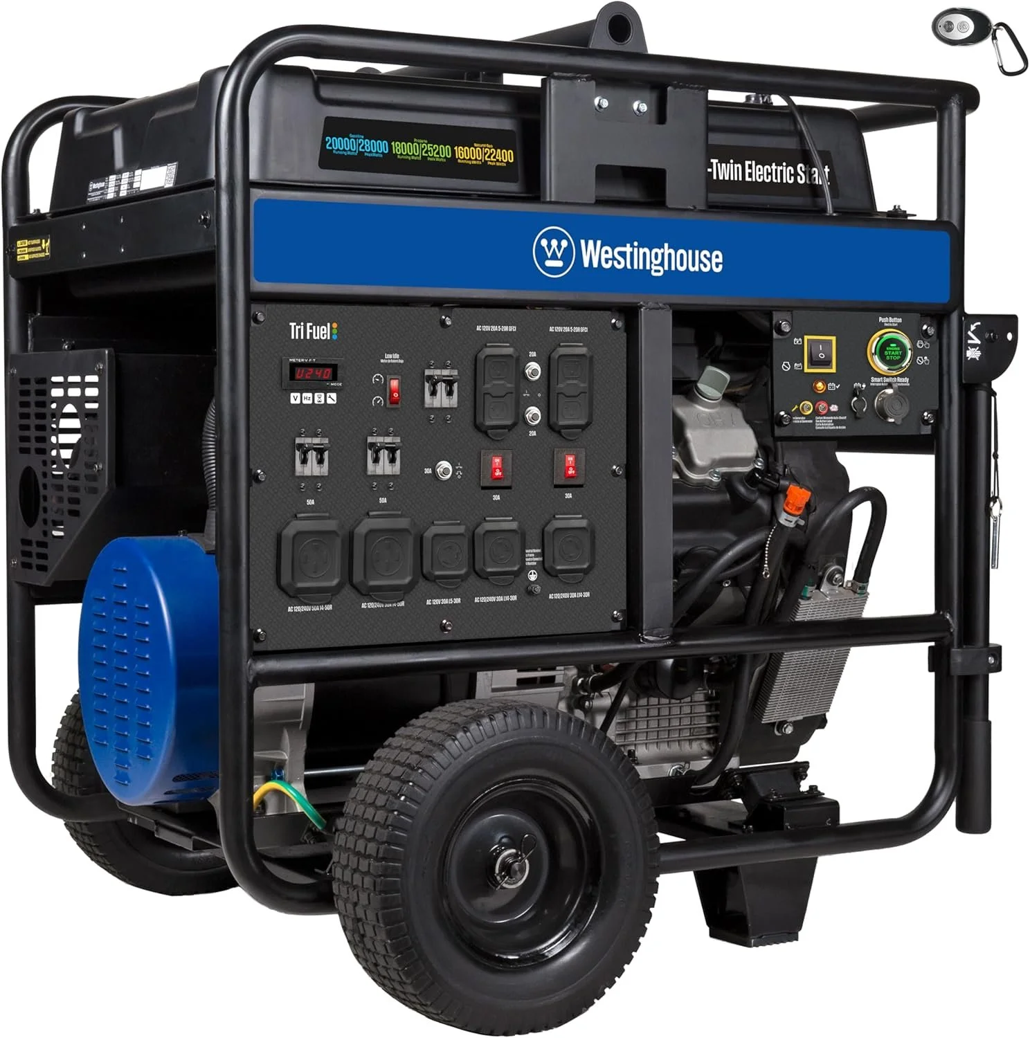 Westinghouse 28,000/20,000W Tri-Fuel Portable Generator