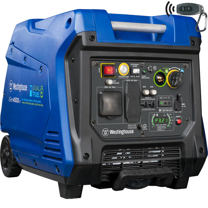 Westinghouse 3700W Dual Fuel Portable Inverter Generator