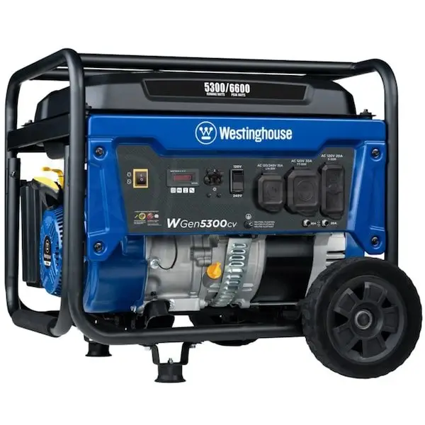 Westinghouse 5300W Portable Generator with CO Sensor
