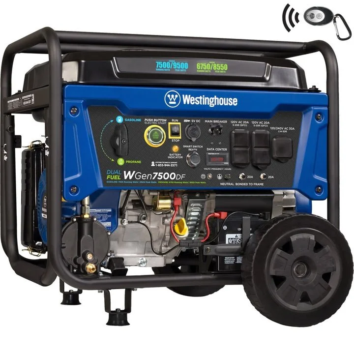 Westinghouse Dual Fuel Portable Generator with Electric Start
