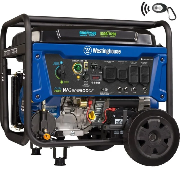 Westinghouse 9500W Dual Fuel Portable Generator