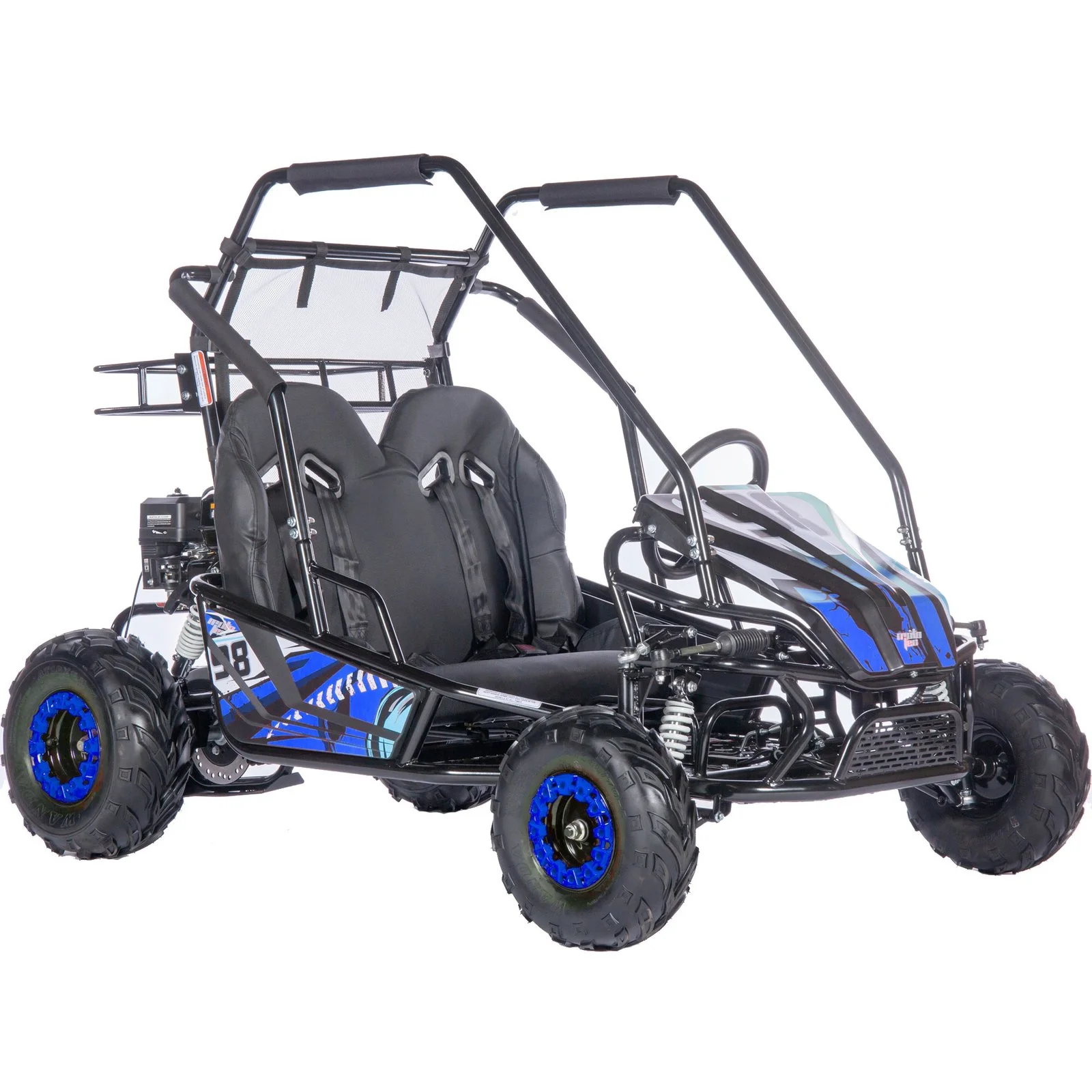 MotoTec 212cc 2-Seat Full Suspension Go Kart