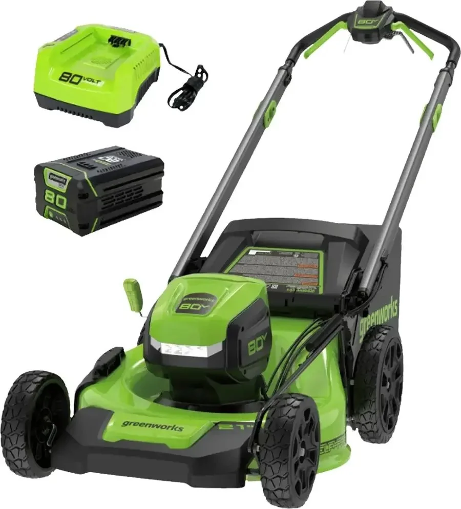 Greenworks 80V 21 Inch Self-Propelled Lawn Mower