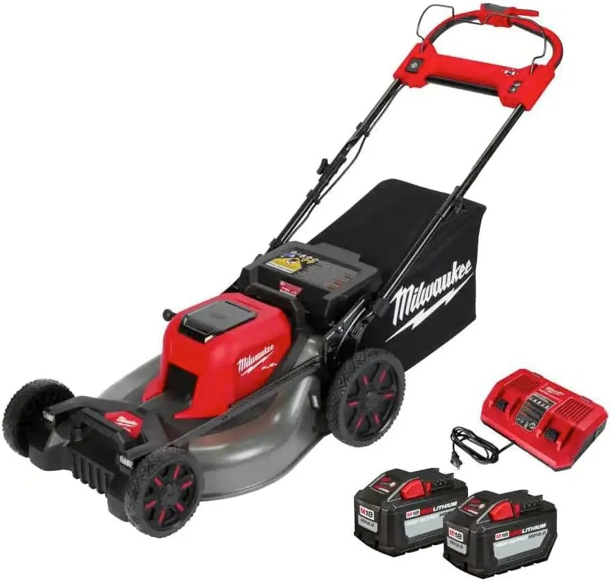Milwaukee 18V Self-Propelled Dual Battery 21 Inch Walk-Behind Mower
