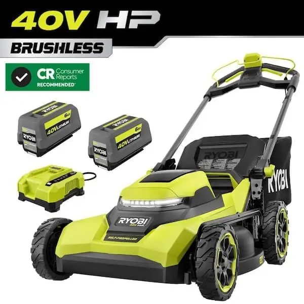 40V Brushless 21 Inch Self-Propelled Mower Kit