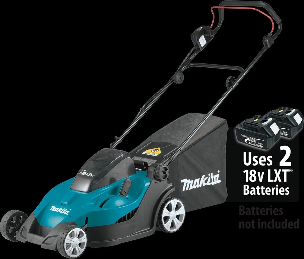 Makita 36V (18V X2) Cordless 17 Inch Residential Lawn Mower, Tool Only