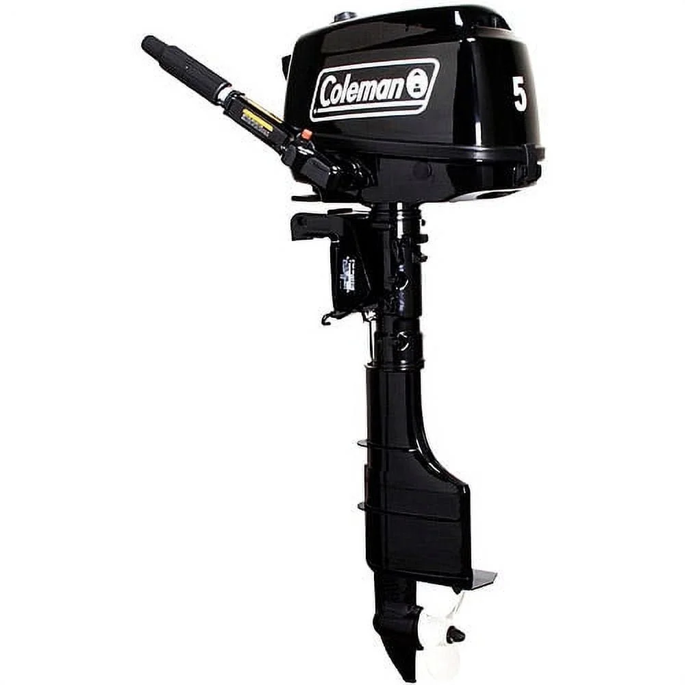 Coleman 5 HP 4-Stroke Outboard Boat Motor with Pull Start