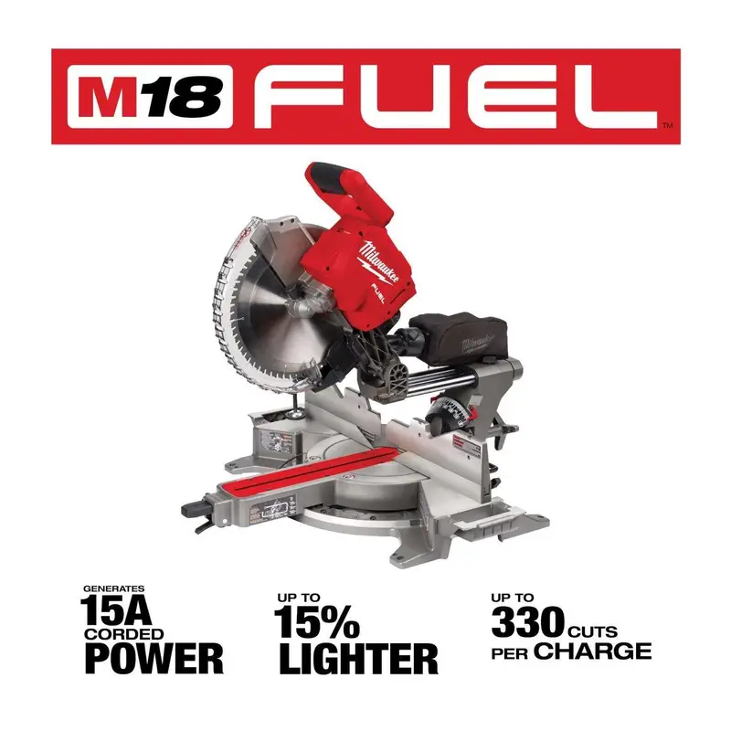 Milwaukee 18V Brushless 12 Inch Cordless Dual Bevel Sliding Compound Miter Saw