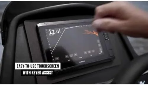 Garmin 9 Inch Touchscreen Chartplotter with Transducer and Coastal Maps