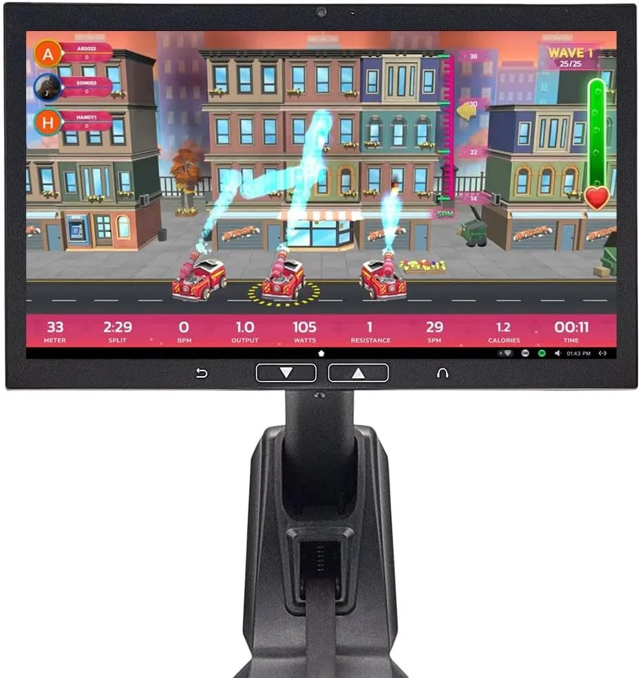 Aviron Interactive Rowing Machine with 22 Inch HD Touchscreen - Image 5