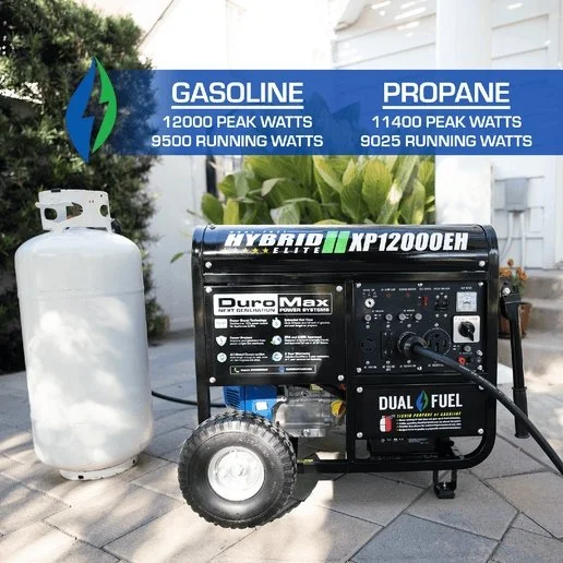 DuroMax 12,000W Dual Fuel Portable Generator - Image 3