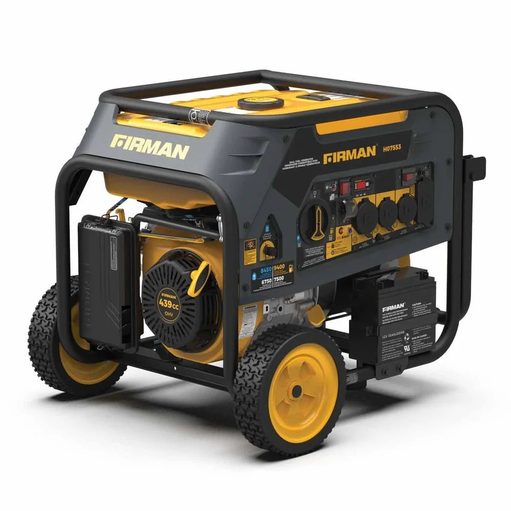 Firman 7500/9400W Dual Fuel Portable Generator with Electric Start - Image 5