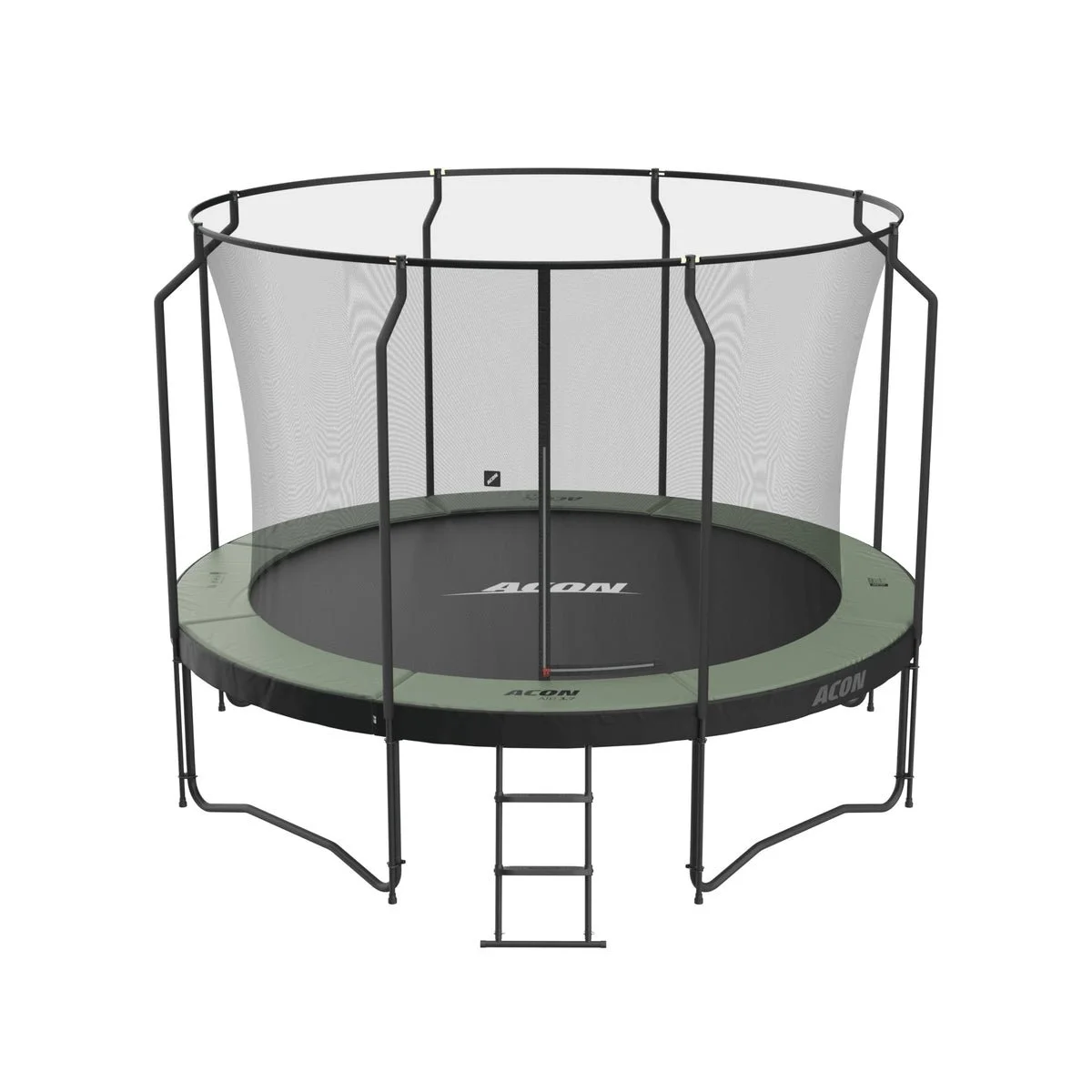 Acon 12 ft Round Trampoline with Safety Net and Ladder