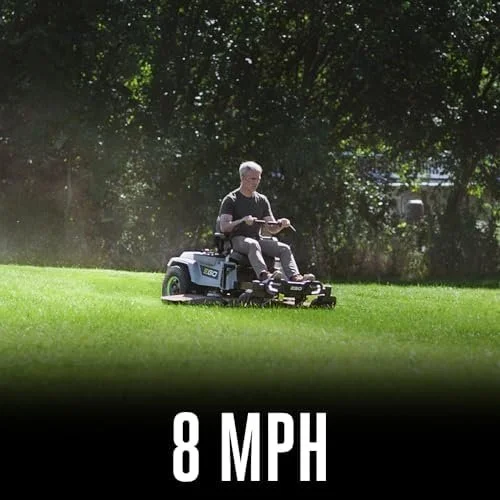 EGO 52 Inch Electric Zero Turn Riding Mower with 6 Batteries and Chargers - Image 3