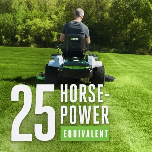 EGO 52 Inch Electric Zero Turn Riding Mower with 6 Batteries and Chargers - Image 2