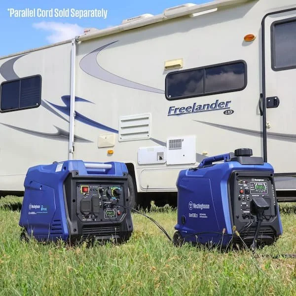 4,000W Gas Portable Inverter Generator with Recoil Start and LED Display - Image 5