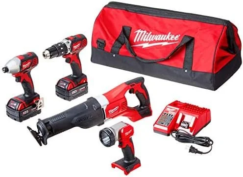 Milwaukee 18V Cordless Compact Combo Tool Kit
