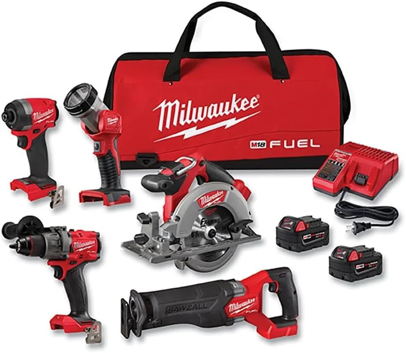 Milwaukee 18V Brushless 5-Tool Cordless Combo Kit