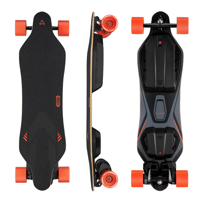 MEEPO Long Range Electric Skateboard with Extra Wheel Set
