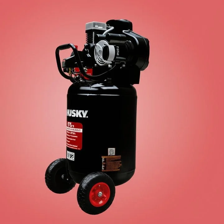 Husky 30 Gallon 175 PSI Oil Lubed Belt Drive Vertical Air Compressor