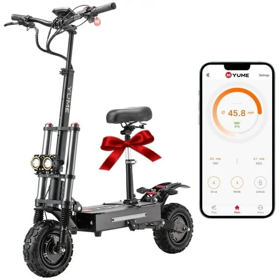 M Yume 6000W Dual Motor Electric Scooter, 50 MPH, 50 Mile Range