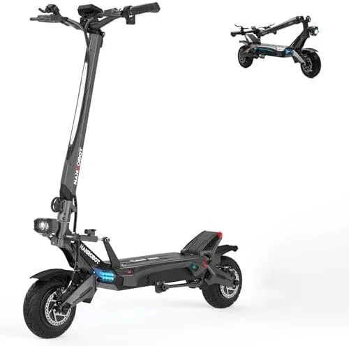 NANROBOT Dual Motor Off-Road Electric Scooter, 50 MPH, 80 Mile Range