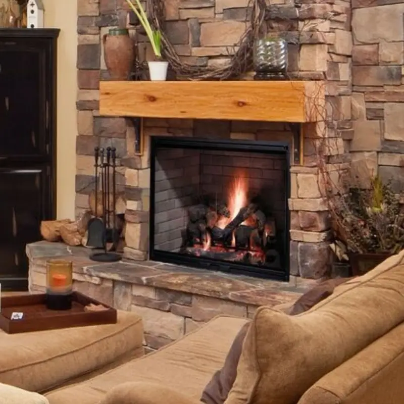 Majestic 36 Inch Radiant Wood Burning Fireplace