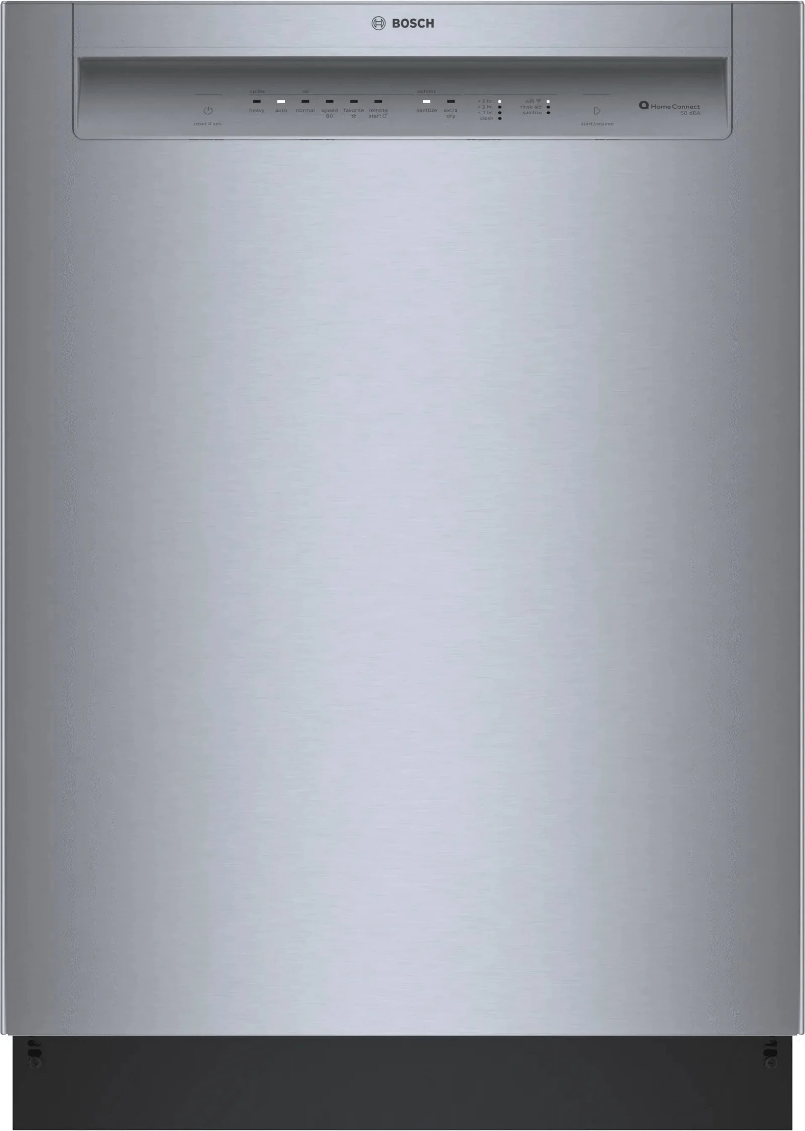 Bosch 24 Inch Built-In Dishwasher, Stainless Steel