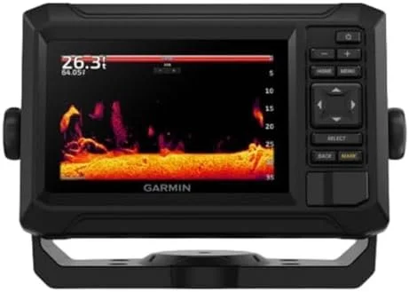 Garmin Chartplotter Fishfinder with Inland Maps and Transducer