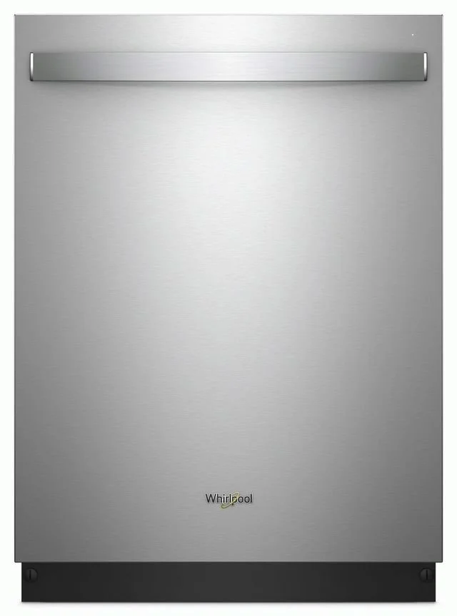 Whirlpool 24 Inch Fingerprint Resistant Built-In Dishwasher, Stainless Steel