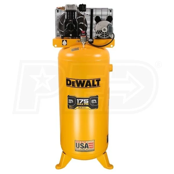 DEWALT 5-HP 60 Gallon Belt-Drive Single-Stage Air Compressor