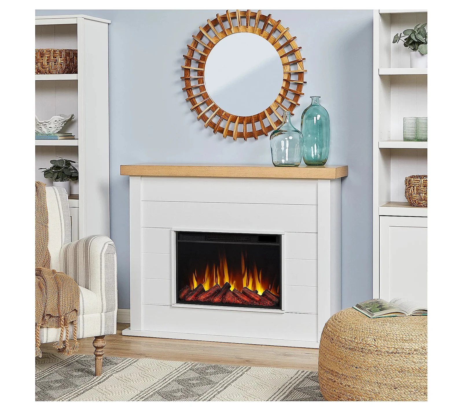 Real Flame 49 Inch Slim Electric Fireplace - Image 2
