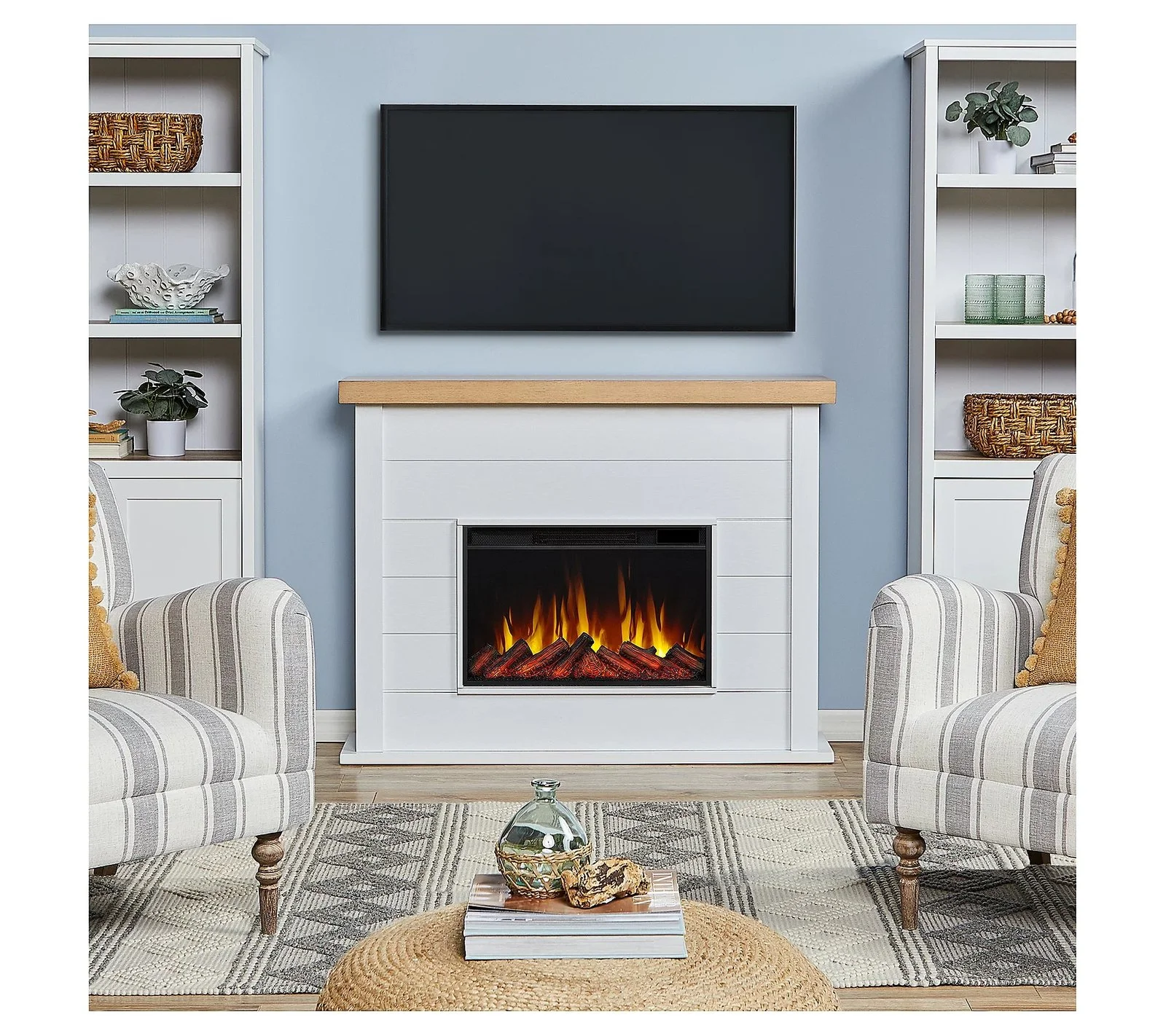 Real Flame 49 Inch Slim Electric Fireplace - Image 7