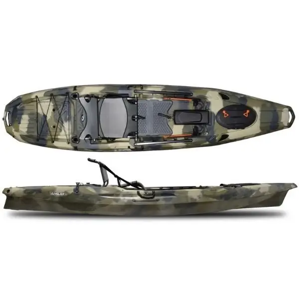 12 ft Angler Fishing Kayak, Urban Camo - Image 3