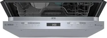 Bosch 24 Inch Built-In Dishwasher, Anti-Fingerprint Stainless Steel - Image 2