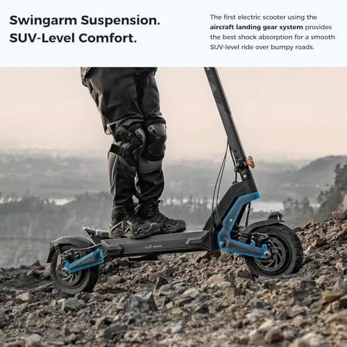 Ausom 2000W Dual Motor Off-Road Electric Scooter, 56 Mile Range, 31 MPH - Image 2
