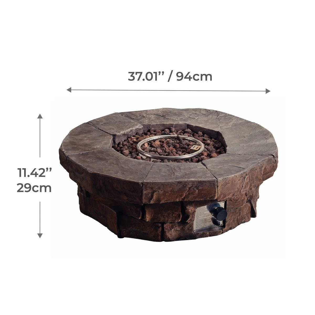 Red Barrel Studio Outdoor Propane Fire Pit - Image 2