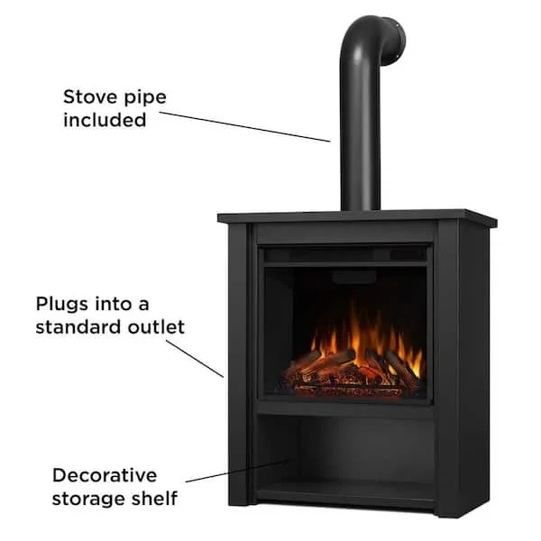 Real Flame 32 Inch Electric Fireplace - Image 3