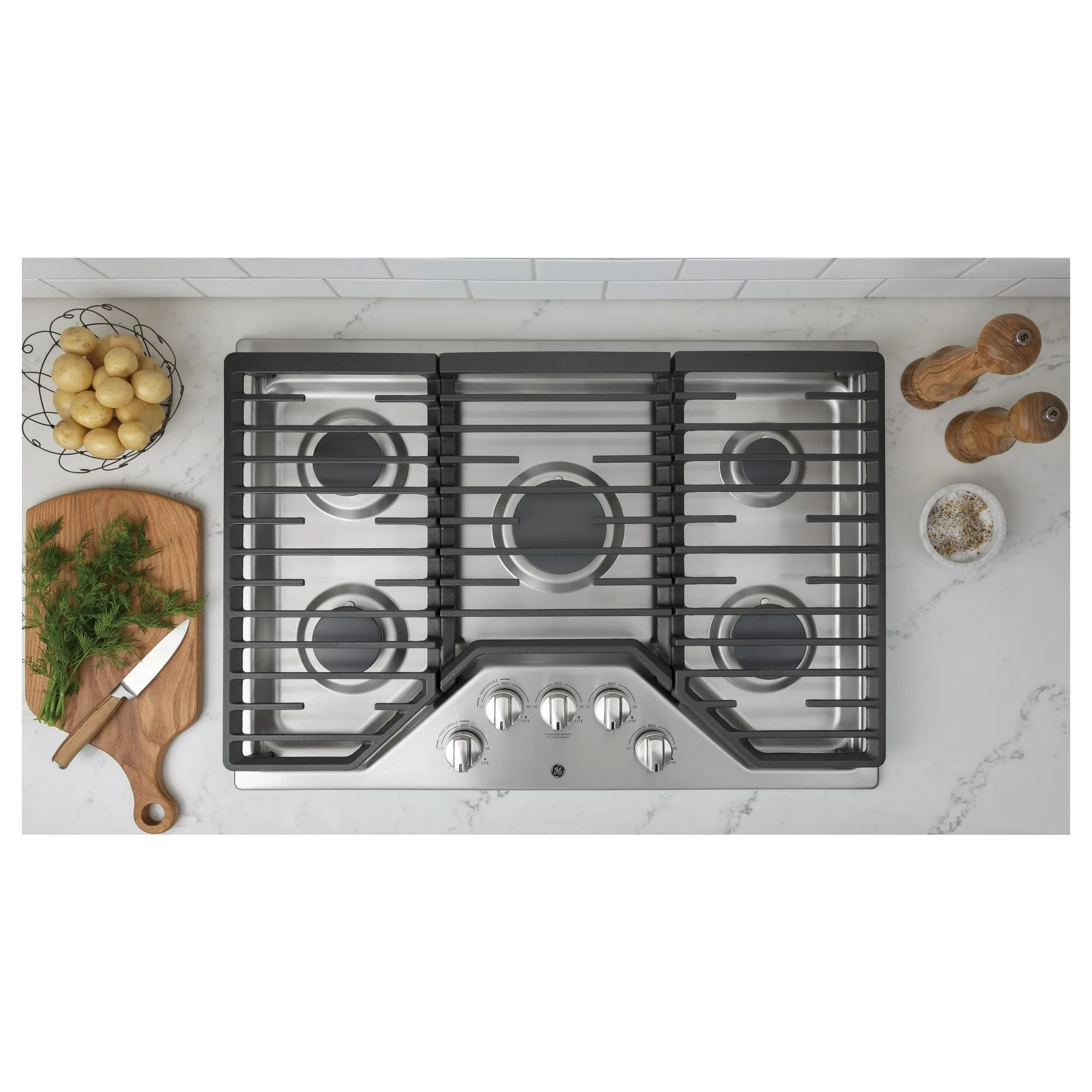 GE 30 Inch Built-In Gas Cooktop - Image 2