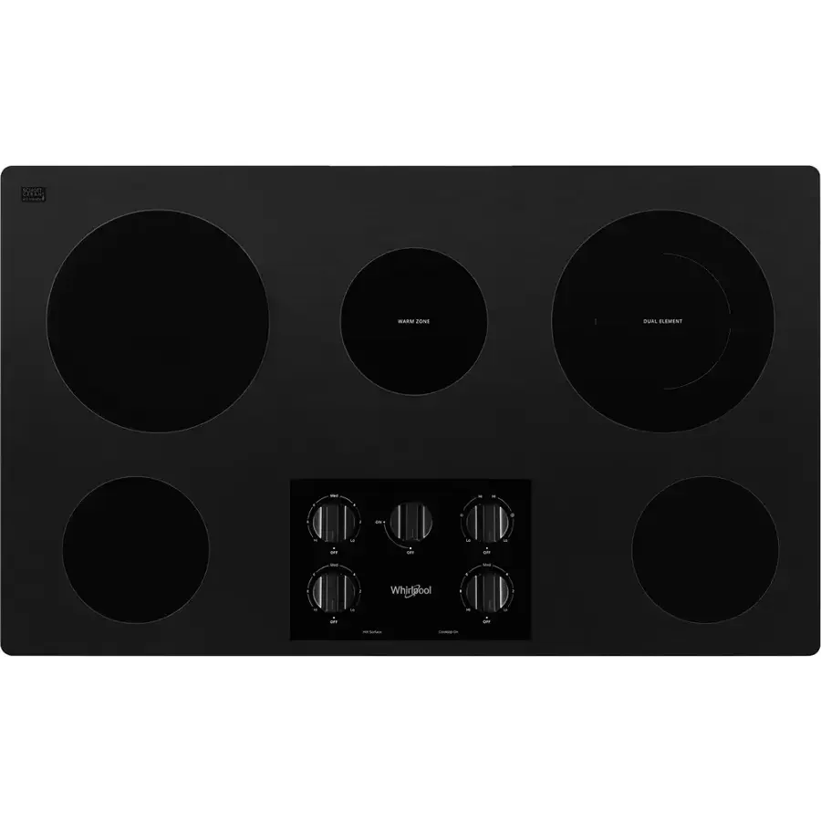 Whirlpool 36 Inch Electric Ceramic Glass Cooktop