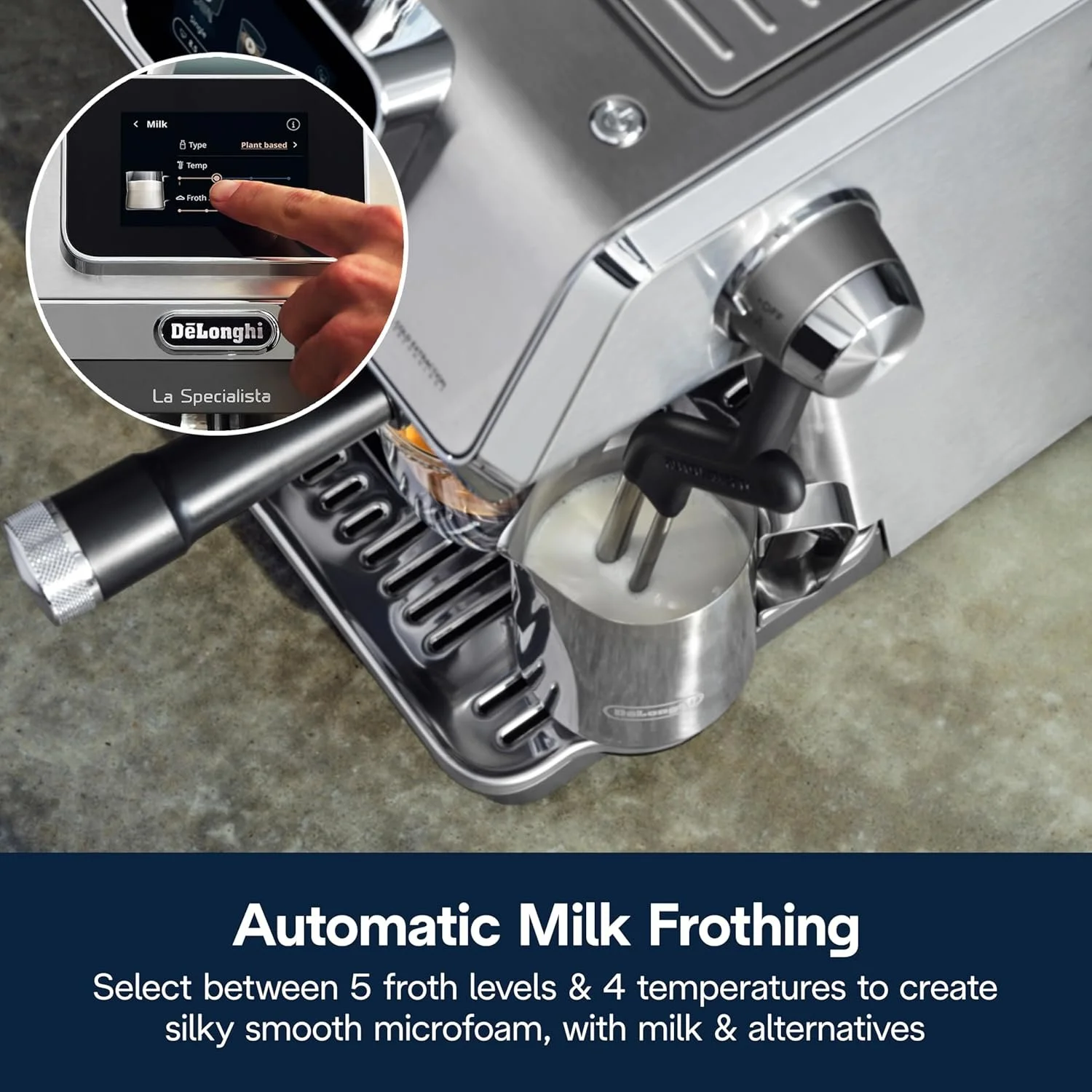 De'Longhi Touchscreen Espresso Machine with Cold Brew - Image 6