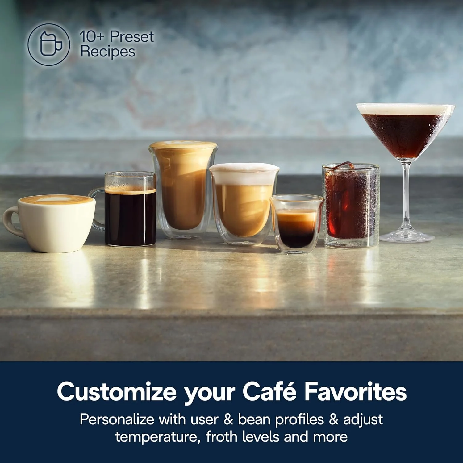 De'Longhi Touchscreen Espresso Machine with Cold Brew - Image 3