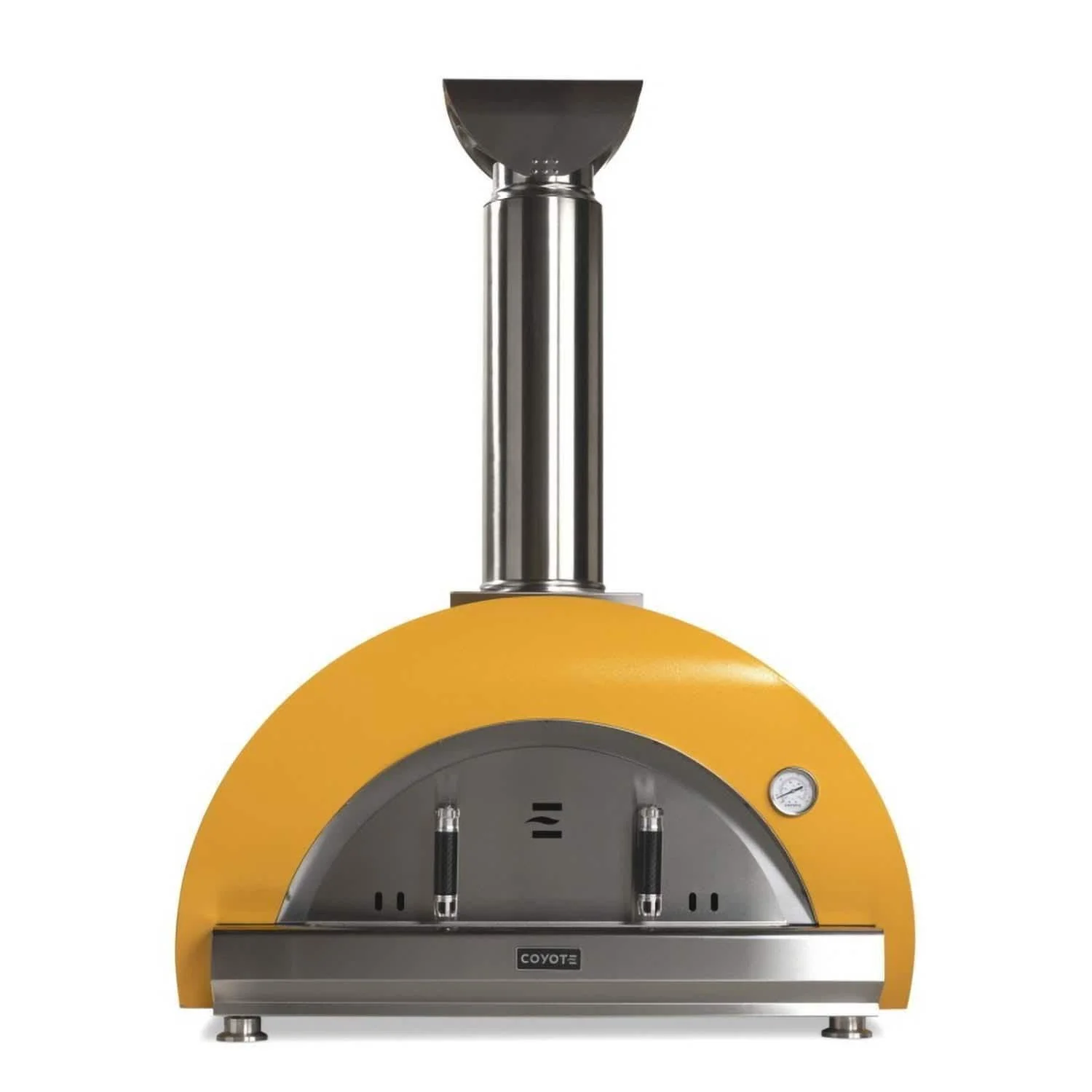 Coyote Wood-Fired Dome Pizza Oven, Yellow