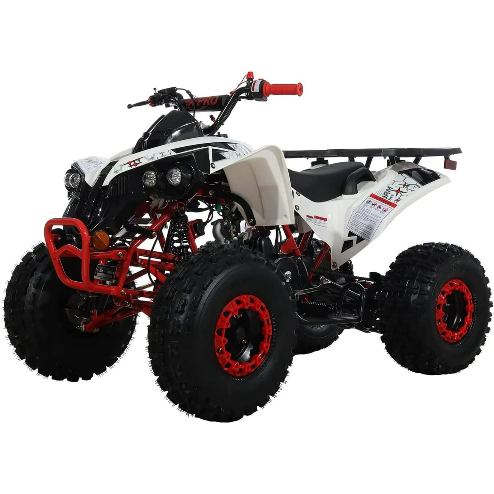 X-Pro 125cc ATV with Reverse, Electric Start, Luggage Rack and LED Headlight - Image 2
