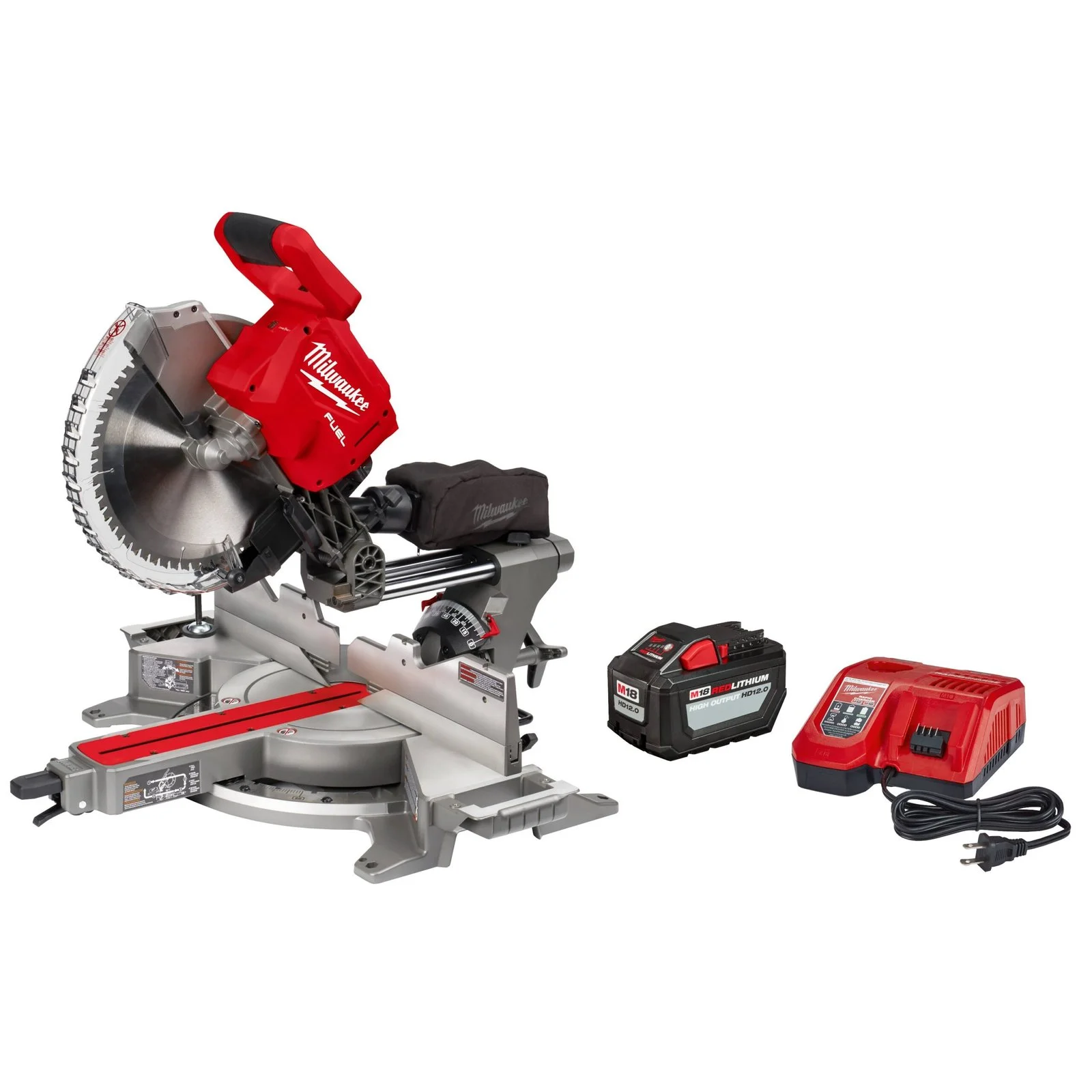 Milwaukee 12 Inch Dual Bevel Sliding Compound Miter Saw Kit